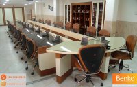 اندازه میز کنفرانس | مبلمان اداری بنکو | 26100782