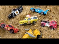 مبارزه ماشین های مک کویین با هیولا - کارتون ماشین بازی کودکانه