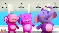 The Monkey Family Song | Learn Colors With Monkey Body Paint 3D Nursery Rhymes By All Babies Channel