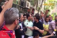 شعار هواداران در برابر عرب مدیر عامل پرسپولیس