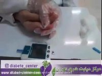 تست قند خون دیابتی با دستگاه