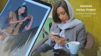 معرفی گلکسی نوت 8 با خانم مهدیه فرهاد کیائی / کانسپت آرتیست و تصویرساز دیجیتال پینت