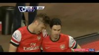 آرسنال 3-1 وستهام (گلهای بازی)