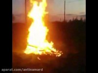 حادثه عجیب و خطرناک برای مرد بی احتیاط!