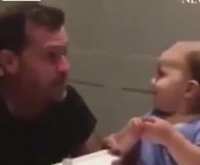 هماهنگی نوزاد با پدرش