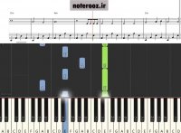 نت پیانو جنون از مهدی احمدوند