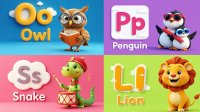 کلیپ شاد کودکانه یادگیری الفبای انگلیسی با حیوانات جنگل
