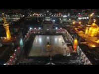 تصاویر هوایی از مراسم خطبه خوانی شب عاشورای حسینی در حرم مطهر 
رضوی