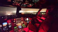 Landing A USAF Stratotanker At Night • Cockpit View