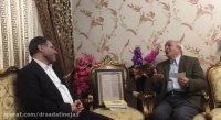 دیدار دکتر ساداتی نژاد با استاد صائم کاشانی