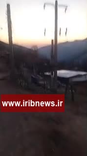 رانش زمین در تالش راه 40 خانوار را مسدود کرد