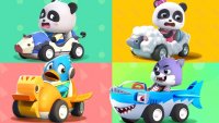 کارتون بیبی باس انگلیسی : ماشین کوسه ای در تعقیب ماشین های کوچولو به شکل حیوانات