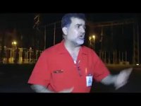 تلاش کارکنان شرکت ملی حفاری صنعت نفت برای حفاظت از نیروگاه برق اهواز