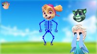 پازل کودکان - وصل کردن کله به بدن Wrong Heads Skeleton Spiderman Tom  Finger Family Colors Learn