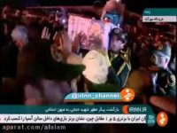 دیدار فرزند شهید حججی با پدر + فیلم