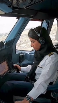 تسلط خلبان زن اماراتی در هدایت هواپیمای ایرباس به مقصد پاریس
