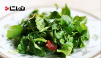 طرز تهیه سالاد شاهی