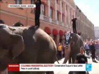 راهپیمایی فیل ها در روسیه