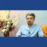 فیلم وضعیت بیمار قبل از جراحی ترمیم بینی بیمار
