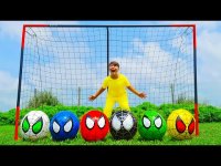 برنامه کودک آدریانا و ابر قهرمانان  : چالش شش توپ رنگی مرد عنکبوتی