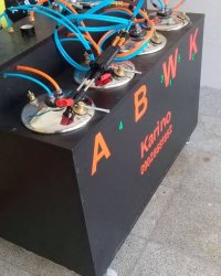 دستگاه مخمل پاش صنعتی .سه کاره کارینو فلوک