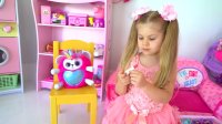 دیاناشو کودک : کودک دایانا بازی در سالن زیبایی : برنامه کودک دیانا روما