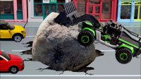 برنامه کودک ماشین تصادفی : مانستر تراک در خیابان گودال حفر می کند