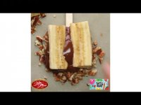 طرز تهیه موز شکلات چوبی