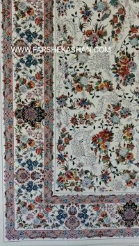 فرش کاشان طرح نیلی