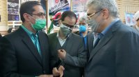 بازدید معاونت رئیس جمهور از غرفه شرکت پویان پاسارگاد کویر و پروژه اکریلو نیتریل
