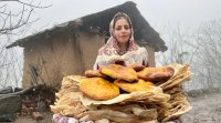 آشپزی در طبیعت گیلان : پخت نان محلی و لواش در تور