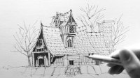 Architectural Sketching - 38 - HALLOWEEN EDITION