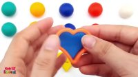 خمیربازی کودکانه - قلب های رنگی - آموزش خمیر بازی