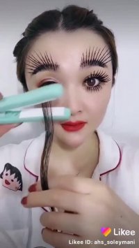 اتو کردن مژه ها