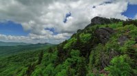 Grandfather Mountain Afternoon Clouds Time Lapse Clip