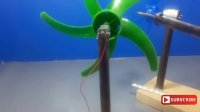 How to Make Energy Wind Turbine Generator for Free Energy Electric Light exhibition project 2018