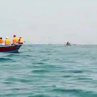 گشتی با قایق در سواحل جزیره "هنگام"