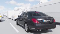 ترمز اضطراری در "مرسدس بنز S-CLASS"