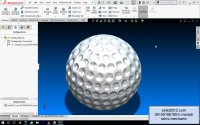 آموزش نرم افزار سالیدوک طراحی گوی مشبک با solidworks