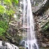 زیبایی های آبشار او گردگرد" روستای شفیع آباد فندرسک گلستان از نگاه دوربین ‌