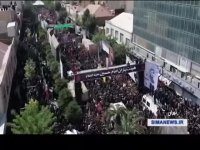 حال و هوای ایران در مراسم تشییع شهید حججی