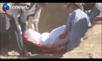فیلمی دردناک از دفن شهدای حمله وهابی ها به شیعیان افغان