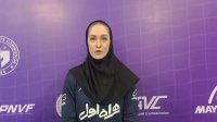 صحبت‌های آیتک سلامت قطر پاسور تیم ملی زنان پس از دیدار مقابل هند