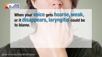 علل و درمان لارنژیت یا التهاب حنجره