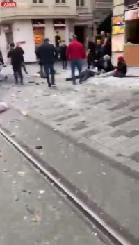 فیلم انفجار در میدان تقسیم استانبول