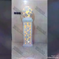 آباژور روشنایی فایبرگلاس | جایگزین کارهای سنگی|مجسمه برای دکور باغ و ویلا|  مهندس خوشی 09192596870