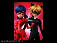 دختر کفشدوزکی و گربه سیاه