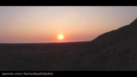 تایم لپس جالب غروب خورشید در آفریقا