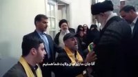لحظاتی از دیدار اخیر چندتن از جانبازان حزب‌الله لبنان با رهبر انقلاب