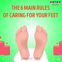 شش قانون اصلی برای مراقبت از پا